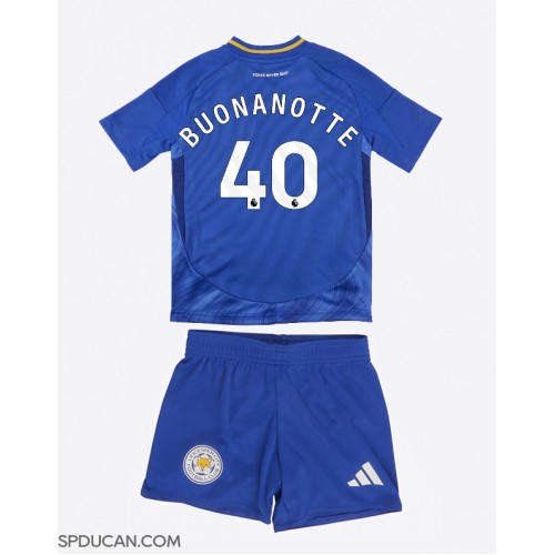 Dječji Nogometni Dres Leicester City Facundo Buonanotte #40 Domaci 2024-25 Kratak Rukav (+ Kratke hlače)